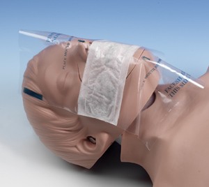CPR Face Shield in use